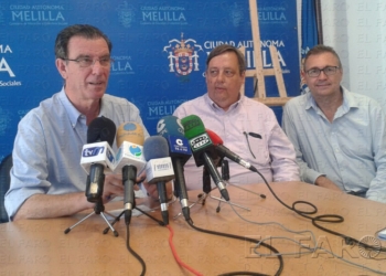 Miranda, Vallejo y Calderay, en la presentación del torneo.