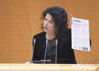 María Isabel Mora, en el Senado