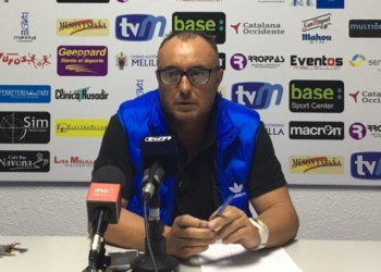 Josu Uribe, entrenador de la UD Melilla.