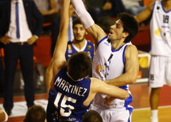 Acción del partido disputado en Burgos y que terminó con derrota.