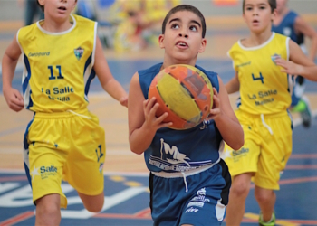 La ilusión de los jóvenes de la cantera del Melilla Baloncesto se les dibuja en el rostro.