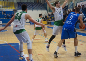 El pívot del Melilla Baloncesto, Oliver Arteaga, volvió a ser el jugador más valorado del partido.