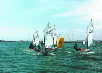 Imágenes de una de las competiciones que se han celebrado en la bahía de nuestra ciudad.