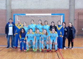 Jugadoras melillenses que se vistieron de corto para el partido frente a las Islas Canarias.