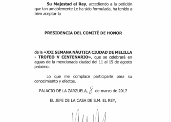 Carta oficial que ha llegado a nuestra ciudad.