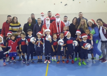 Jóvenes valores de la cantera de nuestra ciudad que se dieron cita en esta jornada de entrenamientos festiva