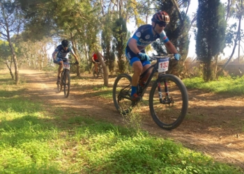 Imagen de una de las pruebas de ciclismo de montaña en nuestra ciudad.