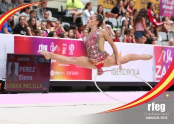 Elena Pérez, en una de sus actuaciones.