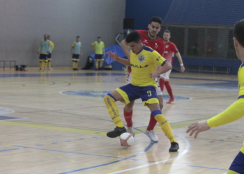 Walid en acción durante el partido disputado el pasado sábado frente a Sima Peligros FS.