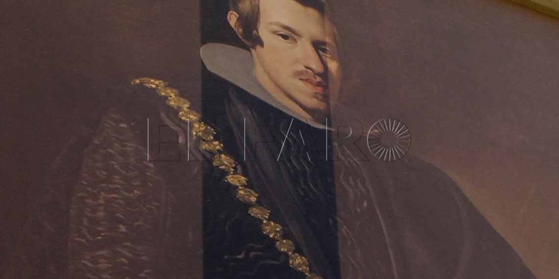 Retrato de Felipe XV, de Diego de Velázquez, en la Avenida.