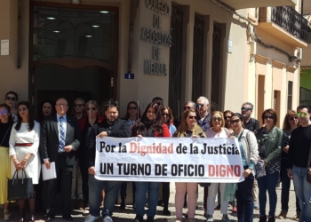 Los abogados se concentraron en Melilla