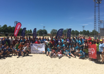 Equipos que tomaron parte en el Campeonato de España Inclusivo que se celebró en la localidad toledana de Torrijos.