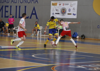 Imagen del partido disputado en la jornada de ayer.