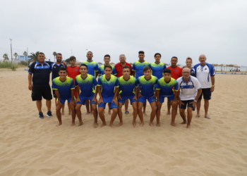 Componentes de la Selección Melillense Juvenil que luchará a partir de hoy por alzarse con el título de campeón de España en tierras gaditanas.