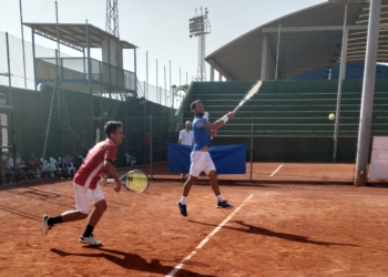 Intensa jornada de buen tenis es el que se pudo ver en las pistas melillenses.