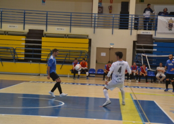 Billal fue el autor del gol de la escuadra melillense en el partido de ayer frente a un potente BeSoccer UMA Antequera.