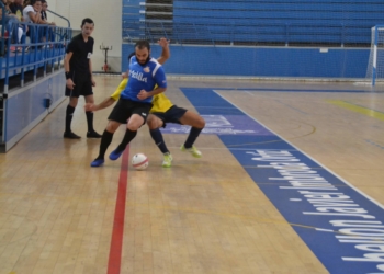 Yusef, jugador del Melistar, en uno de los partidos de esta temporada.