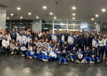 Jugadores de la Federación Melillense de Baloncesto que se han desplazado hasta tierras albaceteñas durante este fin de semana.