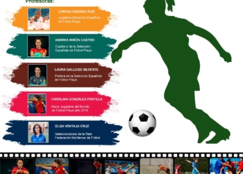 Cartel anunciador de estas jornadas deportivas en el mundo del fútbol femenino.