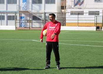 Manolo Herrero, entrenador unionista.