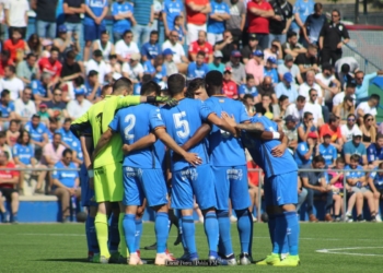 Jugadores de la escuadra del Getafe B.