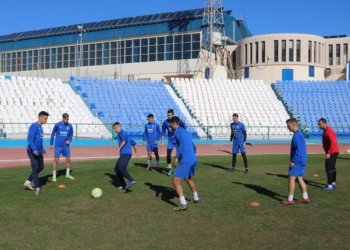 Imágenes de la jornada de entrenamientos desarrollada por los azulinos en la jornada de ayer.