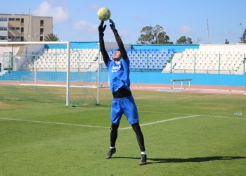 Portero de la UD Melilla.