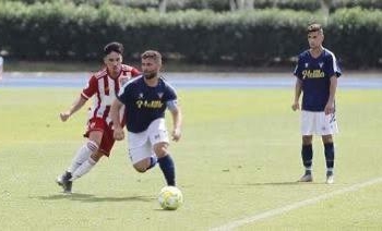 El jugador melillense, en uno de los partidos de esta temporada.