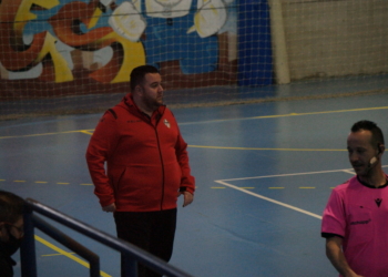 Miguel Centeno, técnico de la escuadra melillense.