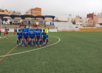 Once inicial de la escuadra de nuestra ciudad en el partido de ayer.