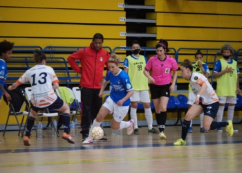 La jugadora murciana, en uno de los partidos de la presente temporada liguera.