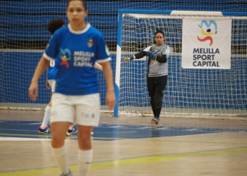 La guardameta Sara Soares es uno de los grandes pilares del conjunto melillense en su primera temporada en la máxima categoría del fútbol sala femenino español.