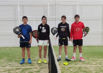 Carlos Barbero y Lucas Pérez participaron el pasado fin de semana en la categoría infantil masculina del TyC Premium I de Salamanca.