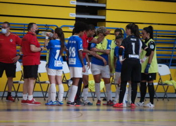 Marcio Santos, técnico de la escuadra melillense, se muestra muy contento con el trabajo que han realizado, a lo largo de toda la temporada, sus jugadoras.