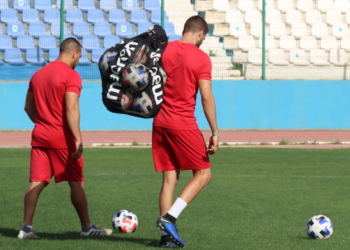 Imagen de una de las sesiones de entrenamientos.