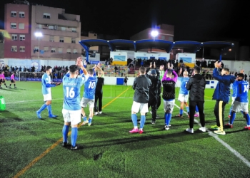 Imagen del partido de los melillenses en la ronda previa ante el Atarfe.