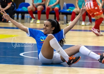 La futsalera brasileña Juliana marcó un hat-trick en el partido del pasado sábado.