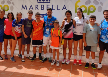 Representación melillense en la prueba disputada en Marbella.