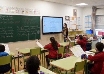 Alumnos en Melilla.