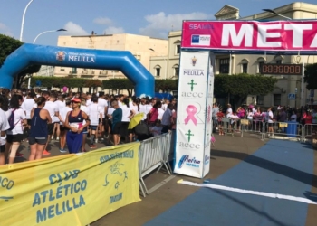 Carrera contra el cáncer en Melilla. Imagen de archivo.