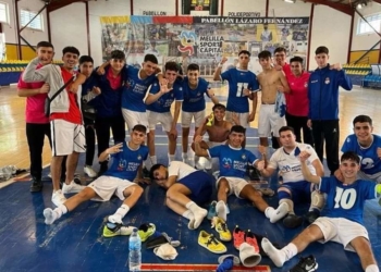 Los juveniles del MSC Peña Real Madrid celebraron la victoria el pasado sábado.