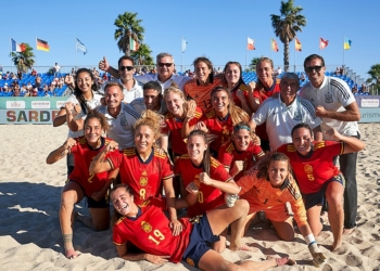 Natalia Cuadrado debutó con la selección el pasado año y lo hizo ganando la Superfinal de la EBSL en Cagliari.